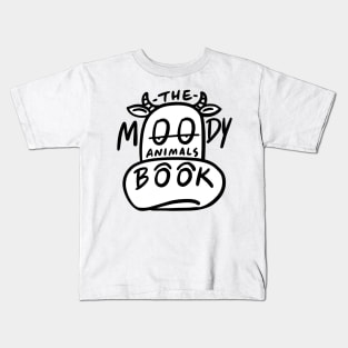 Funny Cow The Mood Animal Book Kids T-Shirt